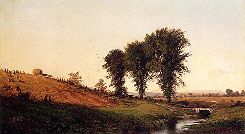 Haying, 1861, Alfred Thompson Bricher