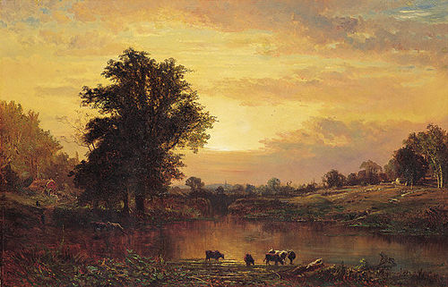 Sunset in the Catskills, 1862, Alfred Thompson Bricher