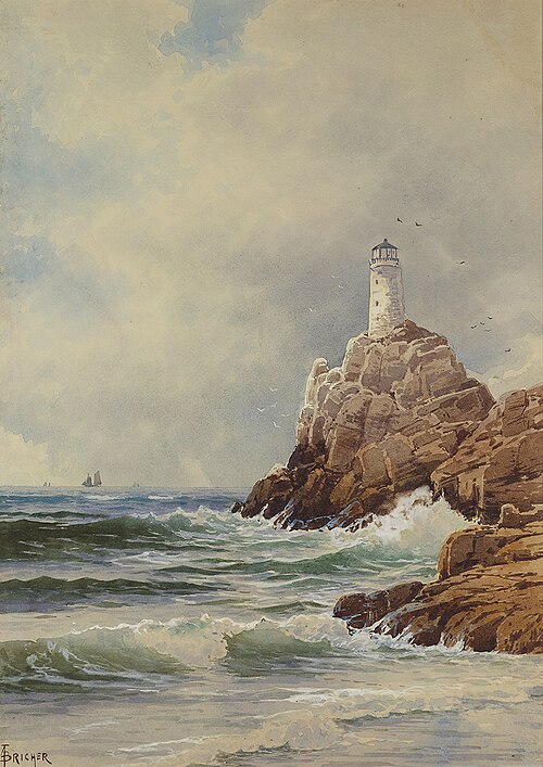 Lighthouse, , Alfred Thompson Bricher