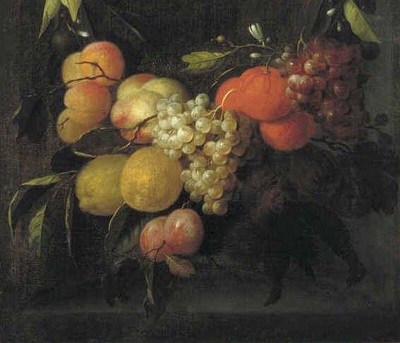 Garland of fruit, 1663, Jan Pauwel, I Gillemans