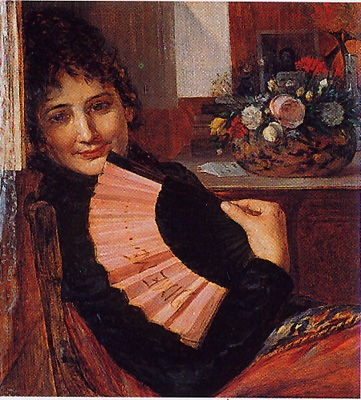 Coquetería, 1890, Alfredo Valenzuela Puelma