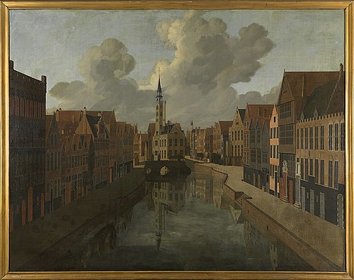 De Spiegelrei in Brugge, 1747, Pierre François Ledoulx