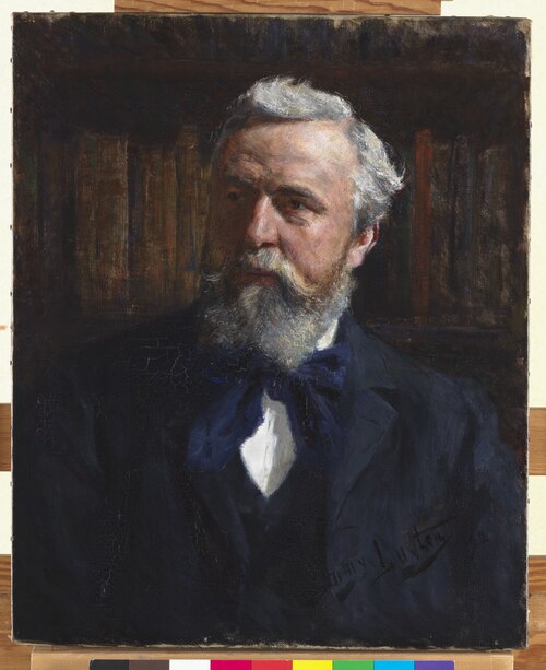 Portrait of Max Rooses, 1892, Henry Luyten