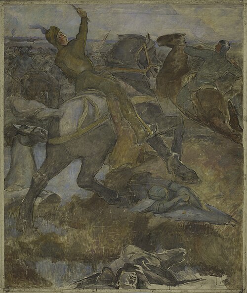 Battle Scene, 1910, Henry Luyten