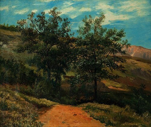 The valley, 1863, Alois Kirnig