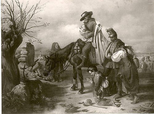 Heimkehr am Grab, 1850, Alois Schönn