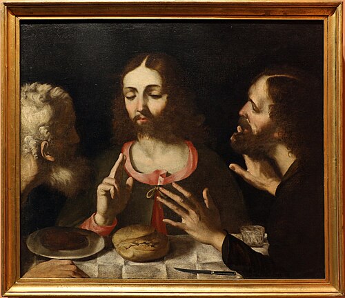 cena in emmaus, , Alonso Rodriguez