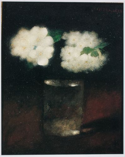 Glass with apple blossom, 1914, Jan Mankes