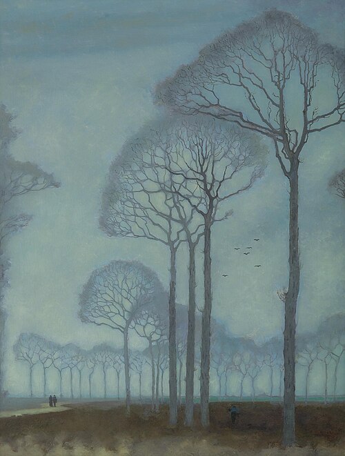 Row of trees, 1915, Jan Mankes
