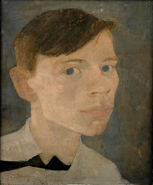 Self-portrait, 1909, Jan Mankes
