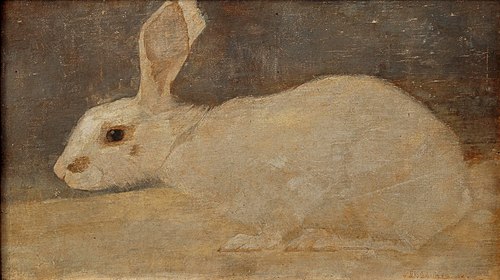 White rabbit, 1909, Jan Mankes