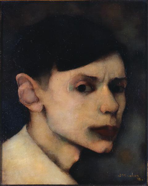 Self-portrait by Jan Mankes, 1912, Jan Mankes