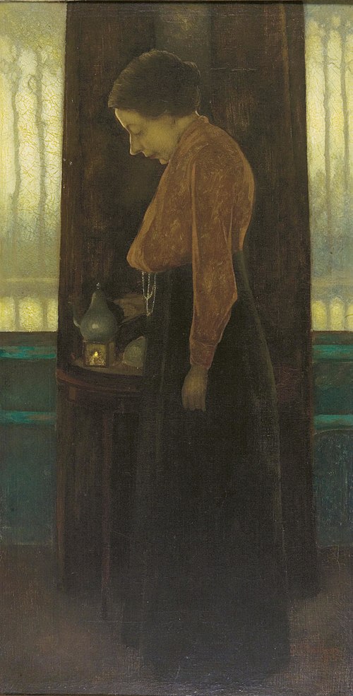 Portrait of Anne Zernike (1887-1972), 1915, Jan Mankes