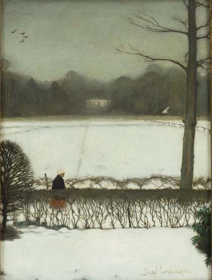 Uitzicht atelier te Eerbeek, 1917, Jan Mankes