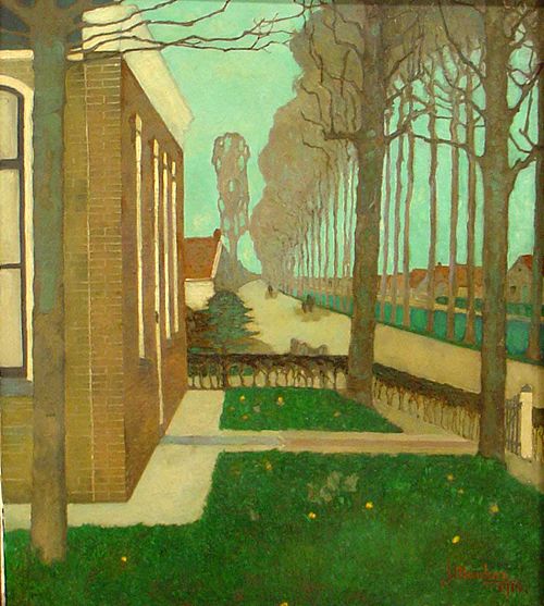 Weg langs de vaart in de Knijpe, 1914, Jan Mankes