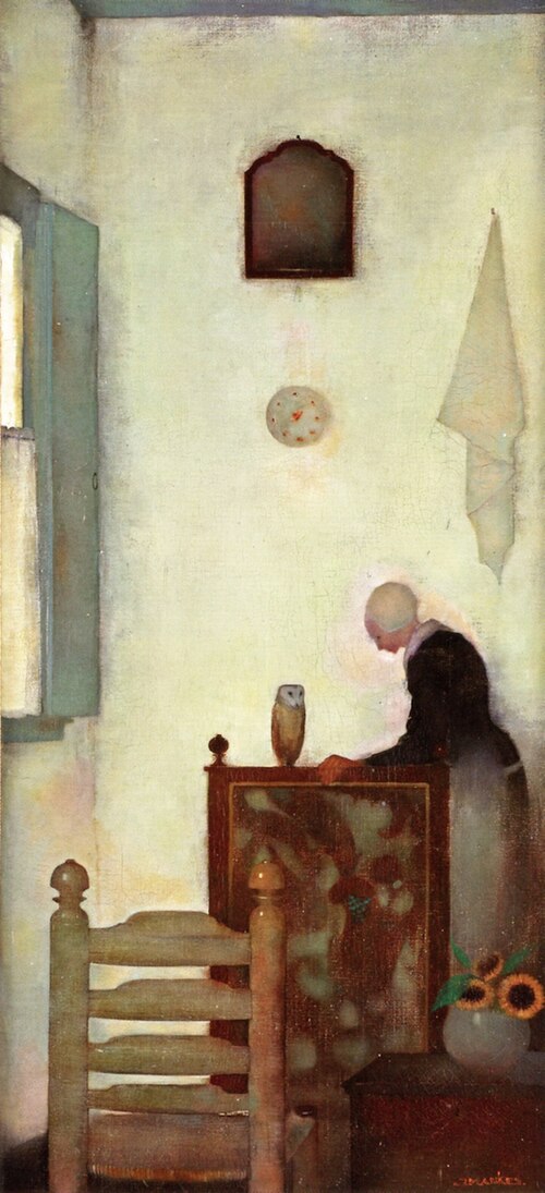 Mother in Interior, 1912, Jan Mankes