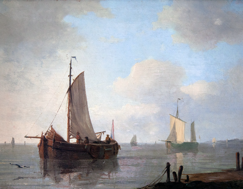 Dutch barges, 1745, Adam Silo