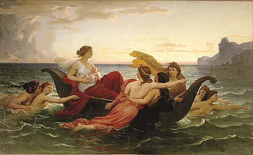 Nereids, 1874, Karl von Blaas