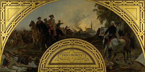 The raid near Hochkirch in 1758, 1866, Karl von Blaas