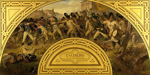The Battle of Caldiero in 1805, 1870, Karl von Blaas