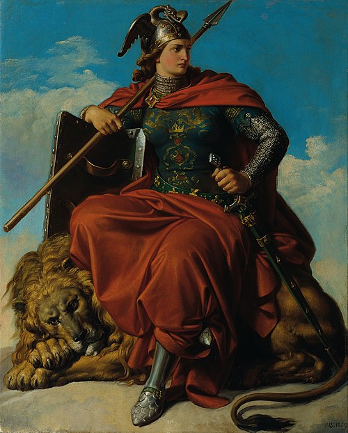 Allegory of Bravery, 1859, Karl von Blaas