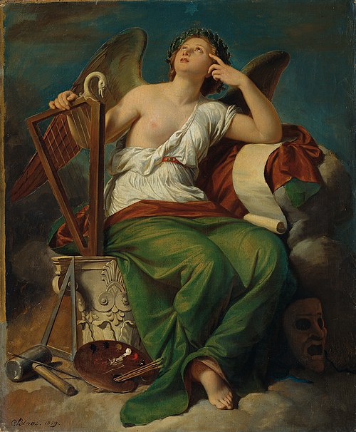 Allegory of art, 1859, Karl von Blaas