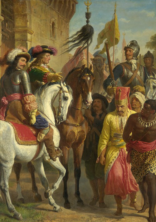 The Battle of Levenc 1664, 1865, Karl von Blaas
