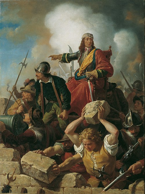 The defense of Vienna against the Turks in 1683, 1865, Karl von Blaas