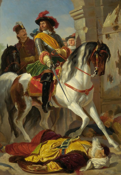 The Storming of Ofen 1686, 1865, Karl von Blaas