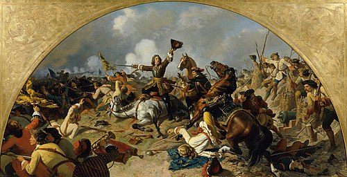 The Battle of Turin 1706, 1864, Karl von Blaas