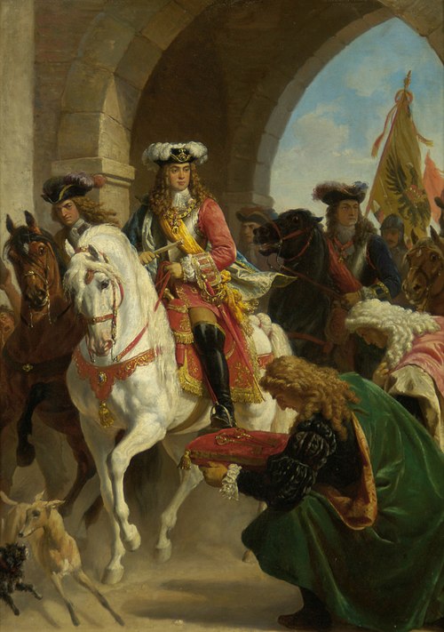 Entry of Charles III. in Madrid 1710, 1865, Karl von Blaas