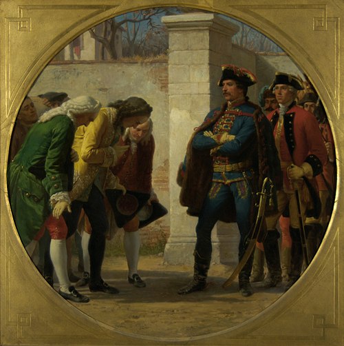 The attack on Berlin in 1757, 1865, Karl von Blaas