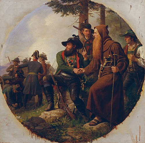 The Battle of Mount Isel 1809, 1869, Karl von Blaas