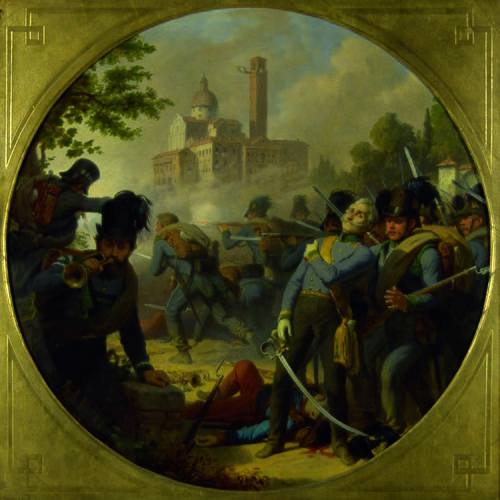 The capture of Vicenza in 1848, 1869, Karl von Blaas