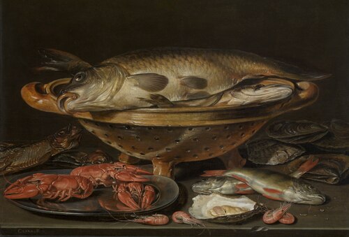 Nature morte aux poissons, 1600, Clara Peeters