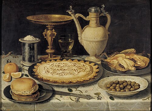 Table., 1611, Clara Peeters
