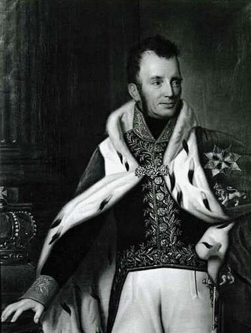 Portraity of King Willem I (1772-1843), 1897, Johan Joeke Gabriël van Wicheren