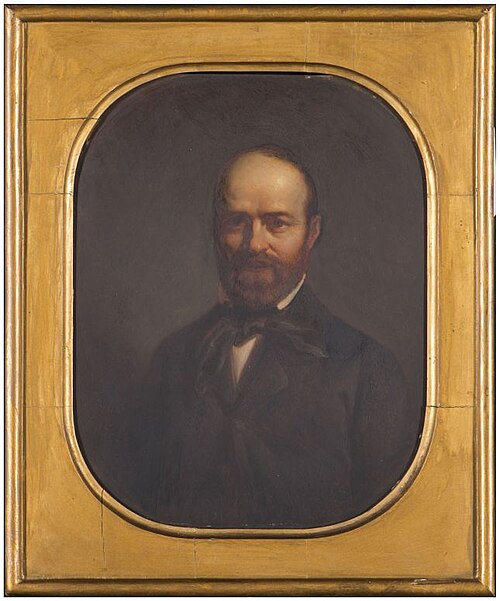 Self-portrait of Johan Joeke Gabriël van Wicheren, 1884, Johan Joeke Gabriël van Wicheren