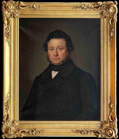 Portret van Dhr. H. Hesse, 1869, Johan Joeke Gabriël van Wicheren