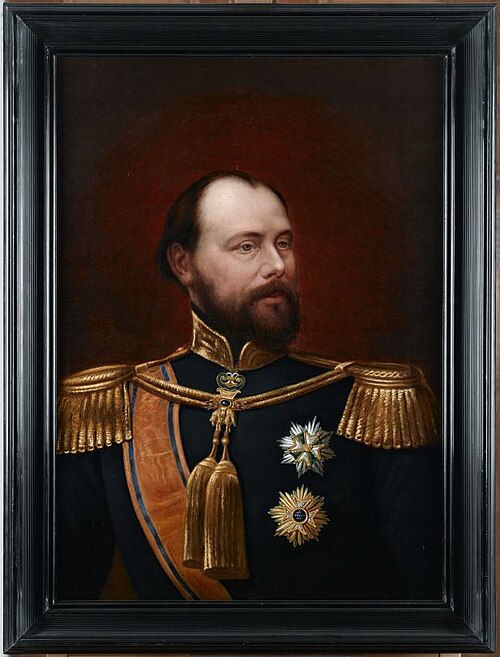 Portret Koning Willem III, 1897, Johan Joeke Gabriël van Wicheren