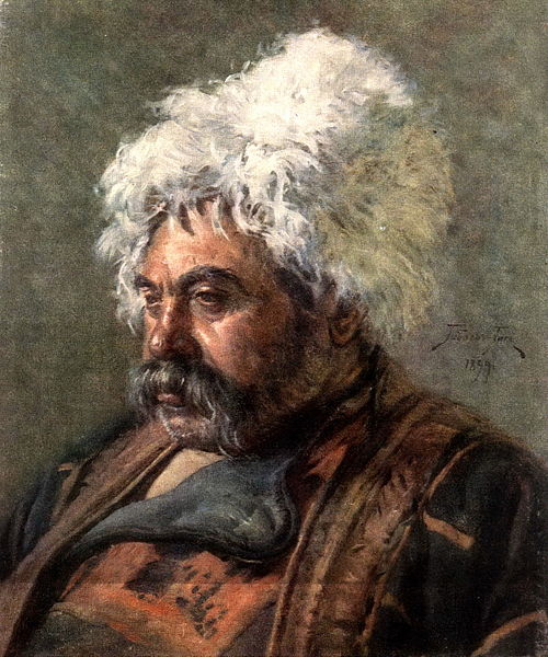 Drunk Khevsur, 1850, Guiorgui Gabachvili