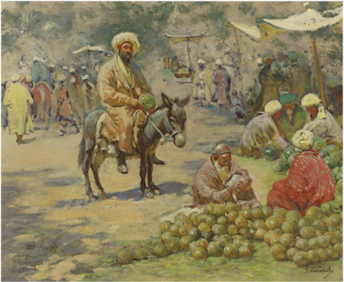 AT THE MARKET, , Guiorgui Gabachvili
