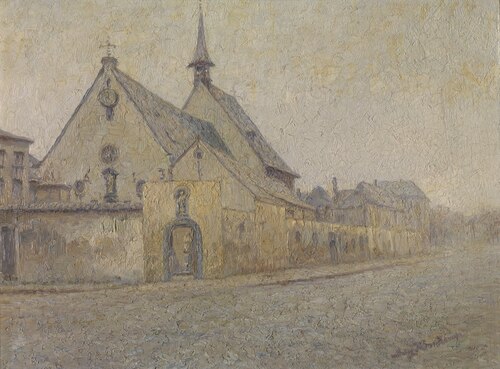 The Saint Anthony Church in Antwerp, 1904, Anna Kernkamp
