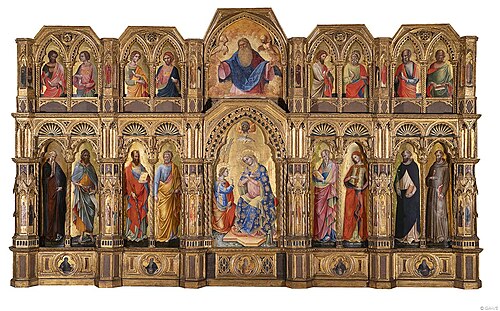 Annunciation Polyptych, 1400, Lorenzo Veneziano