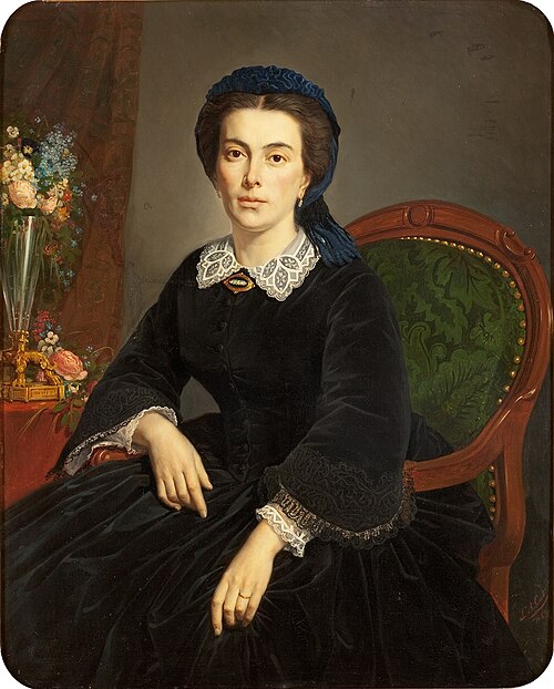 Portrait de Madame Gervais, 1863, Pierre Auguste Cot