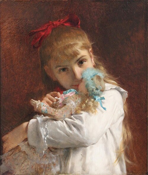 Petite fille, 1881, Pierre Auguste Cot