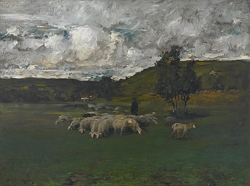 View near Polling, 1875, William Merritt Chase