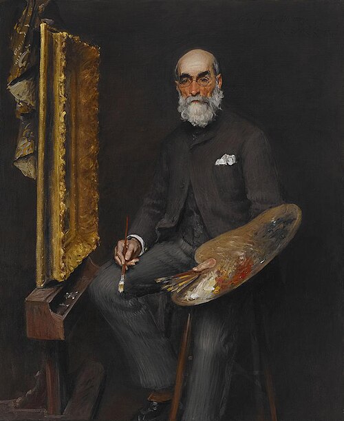 Worthington Whittredge, 1890, William Merritt Chase