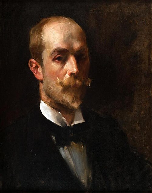 Portrait of Artist Beck Wenzell, 1900, William Merritt Chase