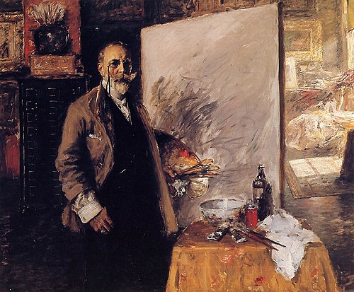 Selbstporträt, 1915, William Merritt Chase